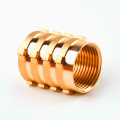 Custom All Sizes Wholesale Copper Insert M2.5 M5 M12 Brass Insert Nut Threaded Brass Nut